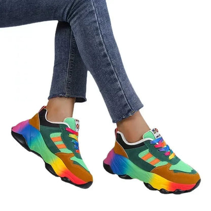 Women Sport Sneaker Tennis Running Shoes Female Casual Platform Fashion Footwear Basket Comfortable Elegant Athletic Trend