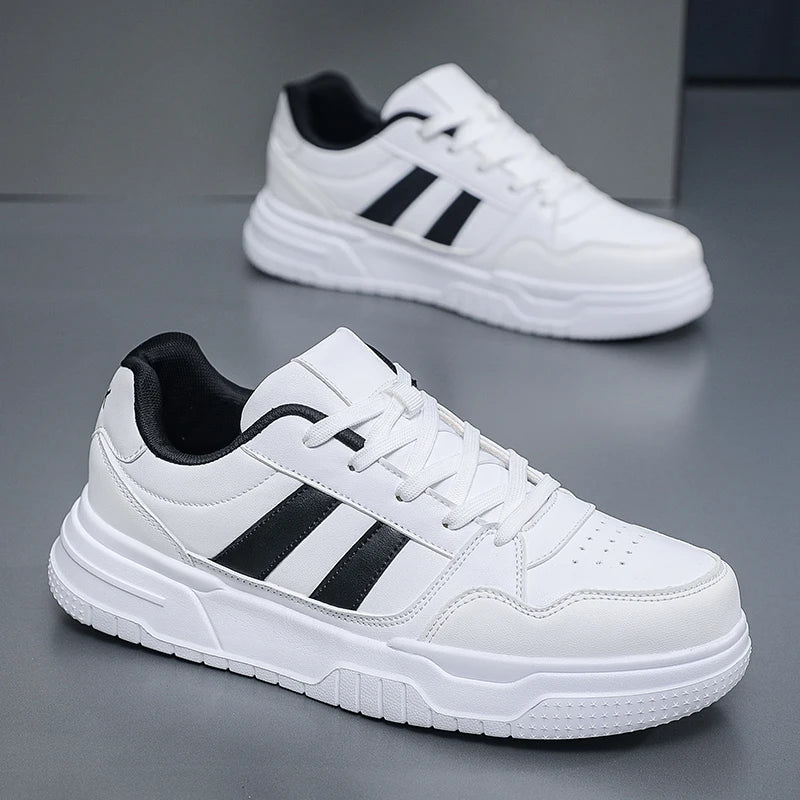 Plus Big Size 50 51 52 Mens Leather Sneakers Casual Sports Shoes Flat Skateboard Shoes Hot Sale For Dropshipping
