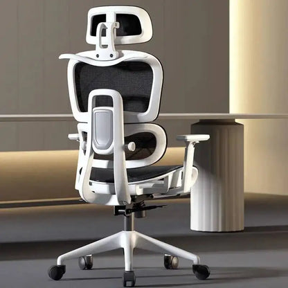 Ergonomic Office Chair with Adjustable Back Support, Mesh Computer Gaming Chair, Lumbar Support Office Chair, Swivel Rolling Desk Chair for Home & Office
