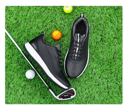 Hot Sale Lersure Golf Shoes Men Waterproof Golf Spikes Sneakers Professional Non-Slip Golf Footwear Trainers Luxury Sports Shoes