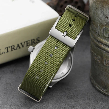 Militado D12 Quartz Watch Men VD78 Movement Domed Sapphire Crystal V2 Clear AR Coating Wristwatch 10Bar Water Resistance Watches