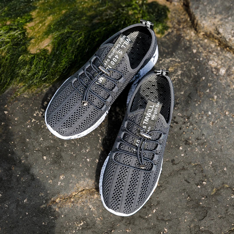 Men Women Aqua Shoes Wading Water Upstream Outdoor Sports Beach Sneakers Canyoning Camping Amphibious River Tracing Creek