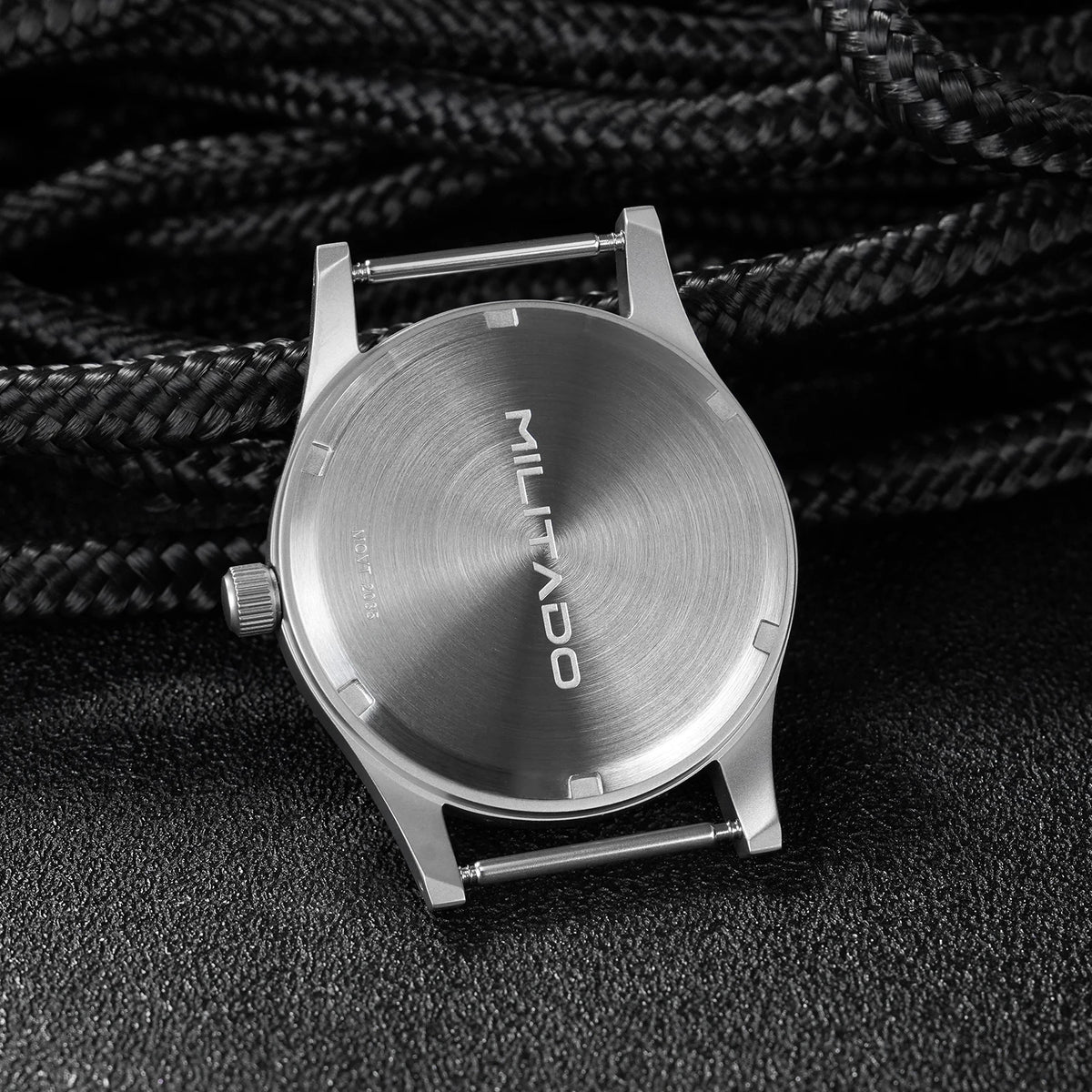 Militado ML05 38mm Military Watch Miyota 2035 Movement Domed Sapphire Crystal C3 Green Luminous 10Bar Waterproof Vintage Watches