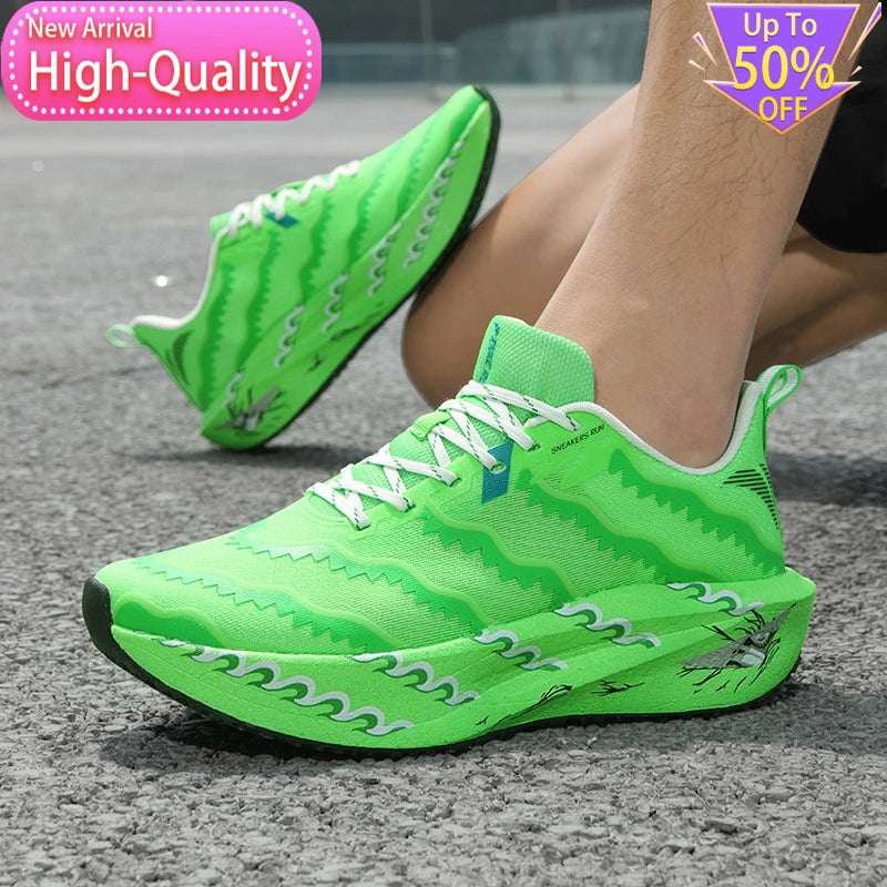New Summer Original Mens and Womens Sports Shoes Lightweight Marathon Running Shoes Breathable Foot Protection Walking Shoes