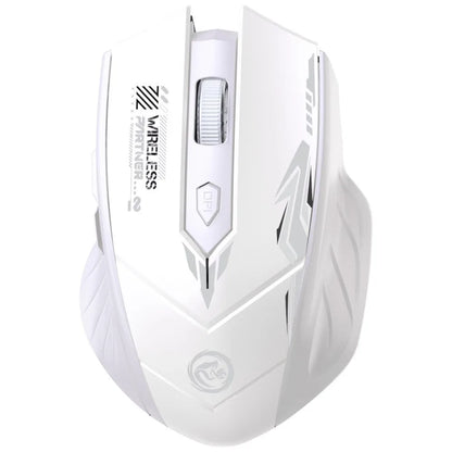 Wireless Gaming Mouse 2.4G Bluetooth Rechargeable Silent Mouse, Dual Mode Wireless Gaming Mouse with 6 Buttons, Adjustable DPI, Ergonomic Mouse for PC, Laptop & Mac