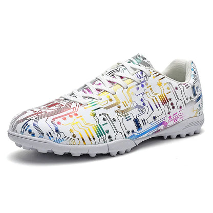 Men's Football Shoe Association Quick Five Up Football Nail Anti slip Professional Ultra Light Training Football Boot Turf