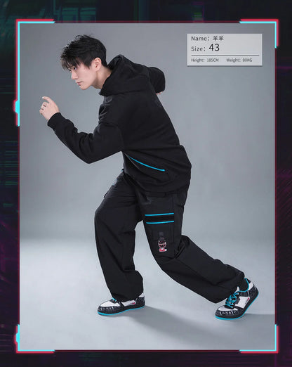 Moeyu Hatsune Miku Shoes for Women Men Vocaloid Cosplay Anime Man Sneakers Tennis Lace Up Sport Athletic Running Casual Shoes