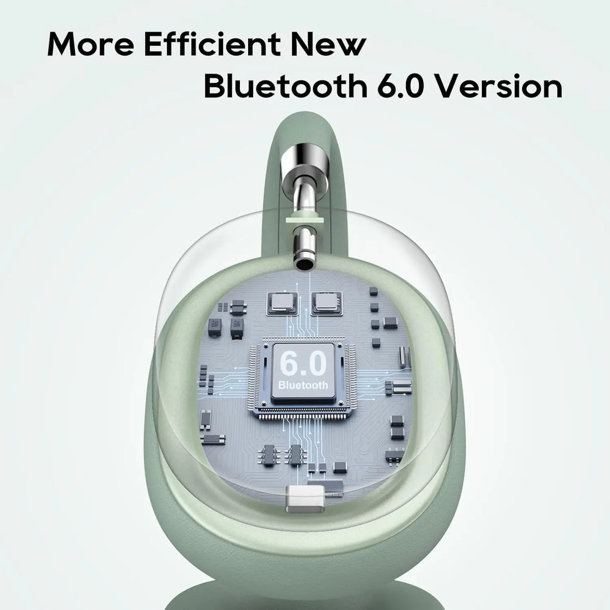 Hybrid Active Noise Cancelling Headphones Bluetooth 6.0 Wireless Over Ear Headphones with Hi-Res Audio, Deep Bass, Transparency Mode, ANC Headset