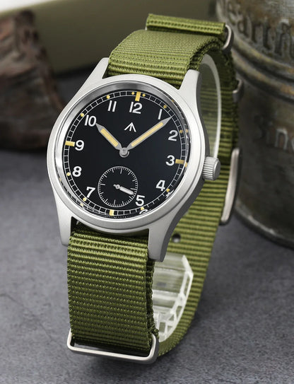 Militado D12 Quartz Watch Men VD78 Movement Domed Sapphire Crystal V2 Clear AR Coating Wristwatch 10Bar Water Resistance Watches