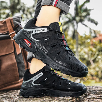 New Outdoor Men's Shoes Men's Anti Slip mountaineering Shoes Travel Hiking Adventure Footwear Fashionable Casual Sneaker