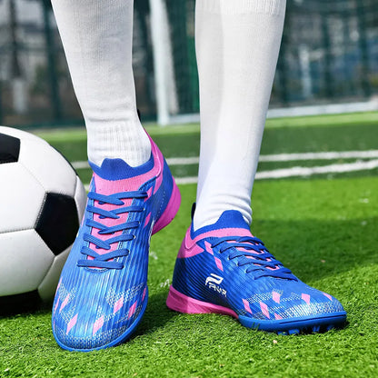 New Men High-quality Soccer Shoes Cleats Match Indoor Hot-selling Outdoor Football Boots Grass High-top Futsal Non-Slip Sneakers