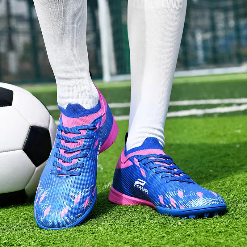 New Men High-quality Soccer Shoes Cleats Match Indoor Hot-selling Outdoor Football Boots Grass High-top Futsal Non-Slip Sneakers