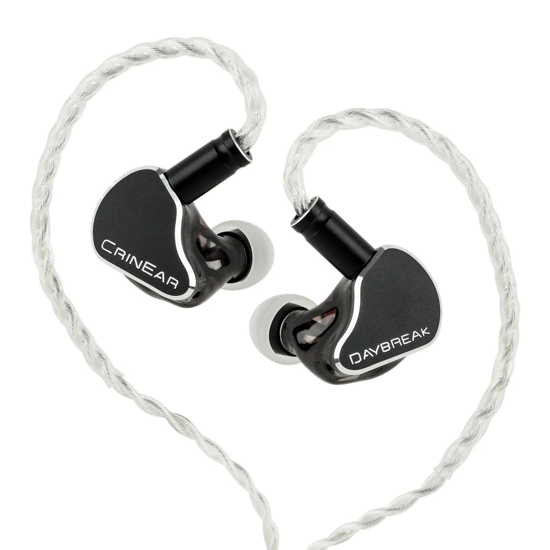 CrinEar Daybreak 1DD+2BA+2MPT Tribrid In-Ear Monitors – Micro-Planar Tweeters HiFi Wired Audiophile IEM Earphones