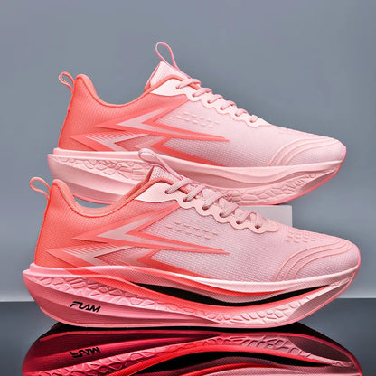 New Running Shoes Men Speciality Marathon Men's Sports Lightweight Carbon Board Women's Comfortable Athletic Nonskid Sneakers