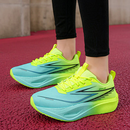Unisex Sports Shoes Trendy Mesh Breathable Professional Running Shoes Outdoor Fitness Comfortable Lace Up Sports Shoes for Men