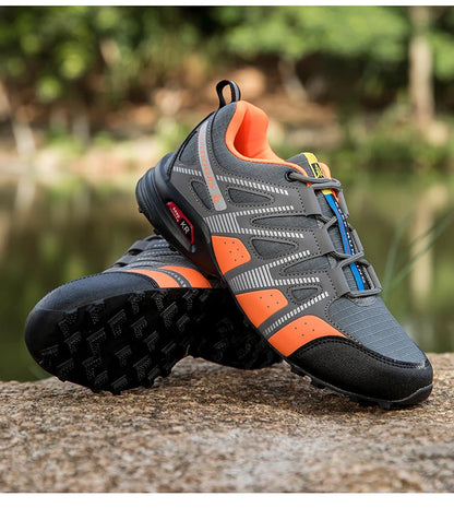 Men's Hiking Shoes Waterproof Non-slip All-terrain Outdoor Sports Shoes Hiking Camping Tactical Training Shoes Bicycle Shoes