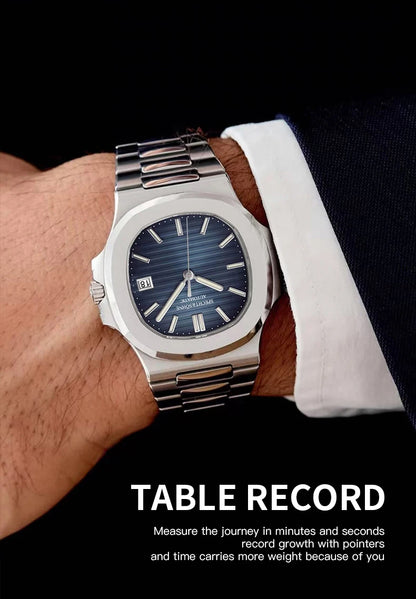 Specht&Sohne New Men's Watch Luxury Blue Sapphire Glass Japan Miyota 8215 Automatic Mechanical Stainless Steel Relogio Masculino