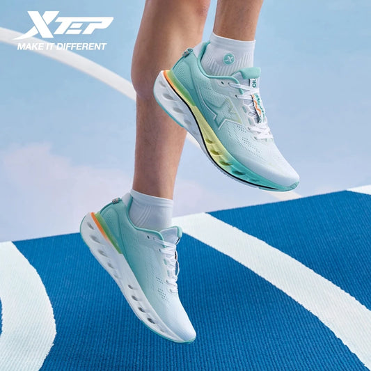 Xtep Reactive Coil 12.0 Running Shoes for Men, 2025 Summer Elastic Sports Shoes, Rebound Cushioning Sneakers 975219110045