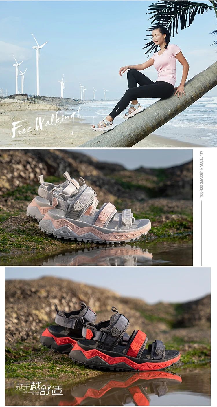 Rax Men's Hiking Shoes Breathable Lightweight Outdoor Sports Sandals Shoes Men Beach Sneakers Quick Drying Fishing Shoes Men 466