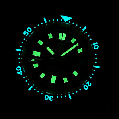 SD1970 Marca STEELDIVE, 44 mm, vidro de safira com revestimento AR transparente, luneta em cerâmica, movimento NH35, relógio de mergulho automático «Turtle»