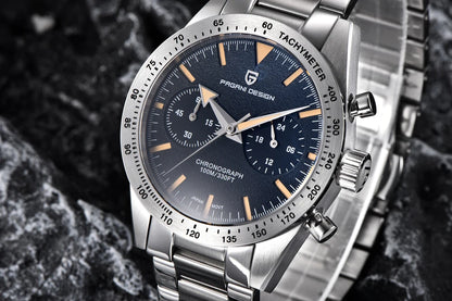 2026 New PAGANI DESIGN Retro Mens Watches Moon Quartz Watch For Men Speed Sports Chronograph AR Sapphire VK64 Clock Reloj Hombre