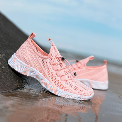 Men Women Aqua Shoes Wading Water Upstream Outdoor Sports Beach Sneakers Canyoning Camping Amphibious River Tracing Creek