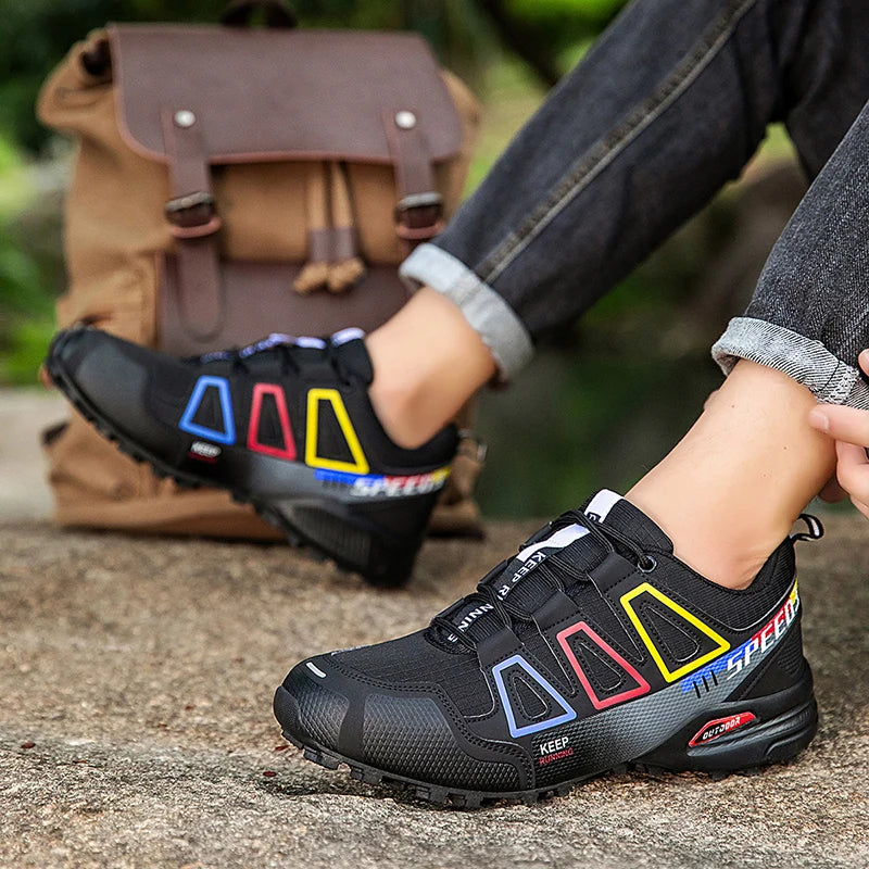 Women Waterproof Hiking Shoes Men‘s Big Size To 48# Outdoor Trainers Trekking Sneakers Climbing Trekking Hunting Tactical Sneake