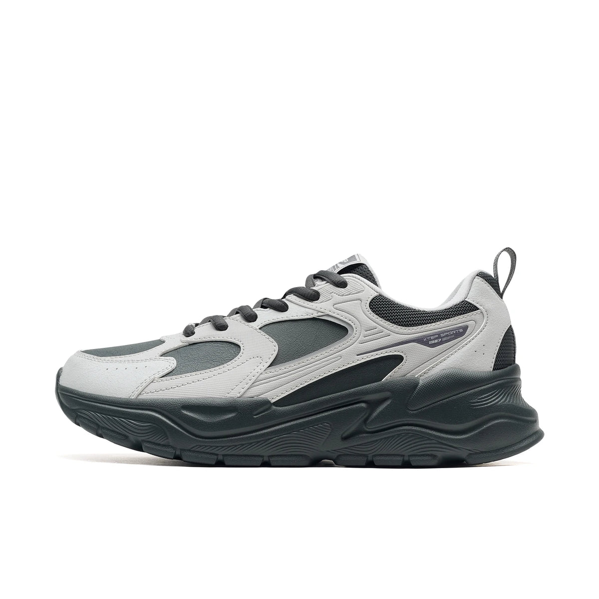 Xtep Men's Casual Shoes 2025 Winter Street Style Cushion Lightweight Wear-Resistant Breathable Walking Sneakers 875419320005
