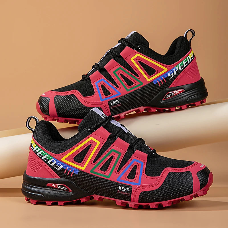 Mens Hiking Shoes Outdoor Off-road Anti Slip Leisure Mountain Camping Sneakers Unisex Comfortable Cushioning Travel Hiking Shoes