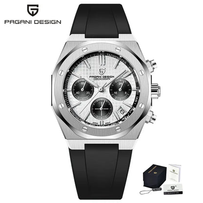 PAGANI DESIGN 2026 New VK63 Men's Business Quartz Watch Sapphire Stainless Steel 20Bar Waterproof Sports Chronometer Code Watch