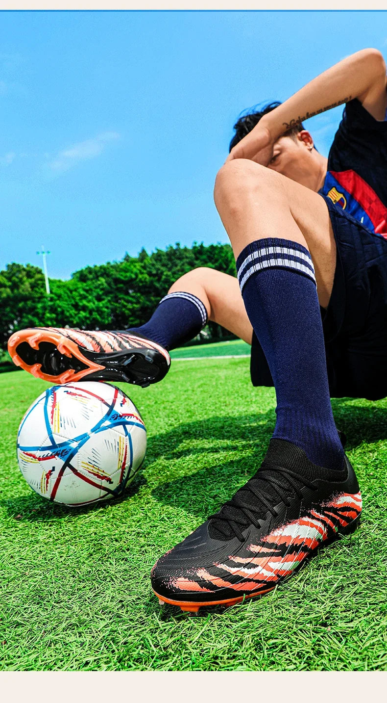 New Men Football Boots Sport Soccer Shoes Match Unisex Ultralight Cleats Comfortable Non-Slip Outdoor Adult Grass High-quality