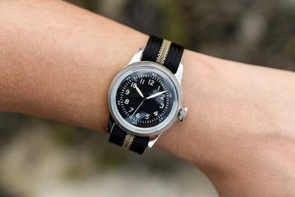RDUNAE RA05 Vintage Military Watch 2035 Movement Quartz K1 Mineral Glass Crystal Stainless Steel Luminous Waterproof Men Watches