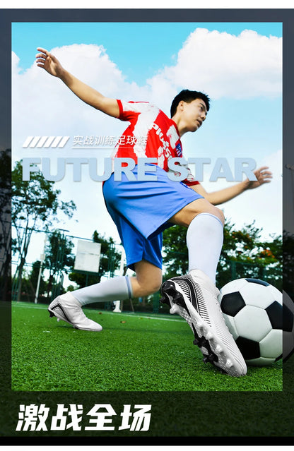 New Men Professional Soccer Shoes Non-slip Football Boots Unisex Breathable Futsal Sports New Cleats Drop Shipping Ultralight