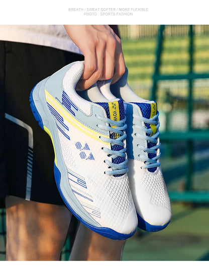 New Professional Badminton Shoes Sneakers Mens Breathable Anti-slip Tennis Sport Shoes for Men Women Training Sneakers