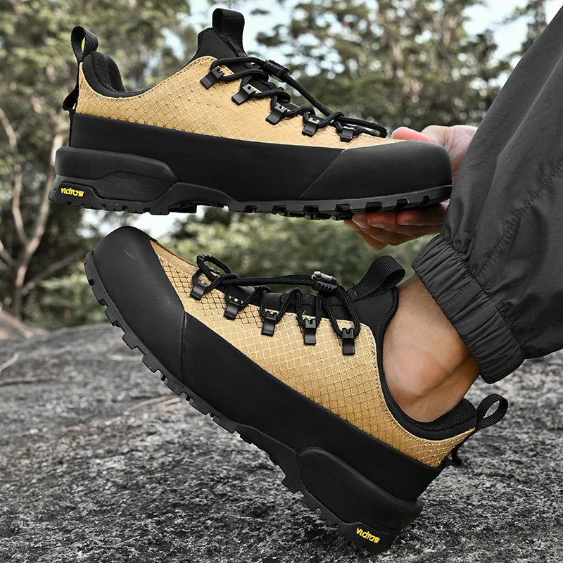 2025 New Hiking Shoes Non-Slip Grip Men's Spring Fall Outdoor Casual Sports Shoes Breathable Comfortable Durable Leisure Sneakers