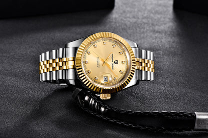 2026 New PAGANI DESIGN Watches Luxury Gold And Silver Mechanical Watches For Men Stainless Steel Sapphire Mirror Automatic Watch