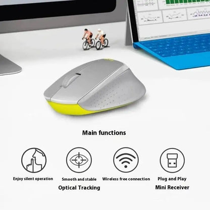 Logitech M330 Professional Office Mouse, Compact, Quiet, Convenient to Carry, Comfortable to Touch, Specifically Designed