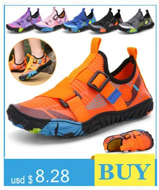 Children Swimming Water Shoes Quick Dry Beach Aqua Shoe Boy Girl Barefoot Sports Wading Sneakers Kids Diving Fishing Surf Sandal