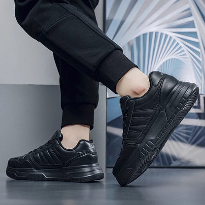 Plus Big Size 50 51 52 Mens Leather Sneakers Casual Sports Shoes Flat Skateboard Shoes Hot Sale For Dropshipping