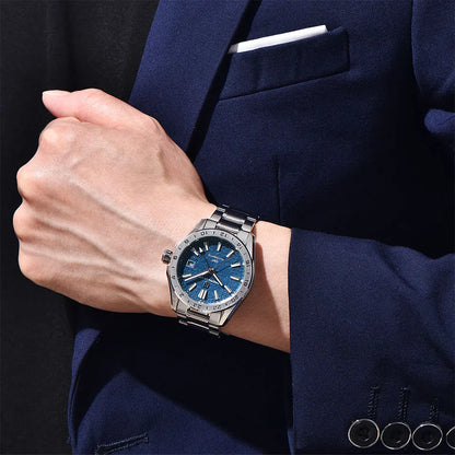 PAGANI DESIGN Novos relógios mecânicos GMT para homem, resistentes à água até 100 m, com vidro de safira, relógio automático para homem PD-1792 Relógio Masculino