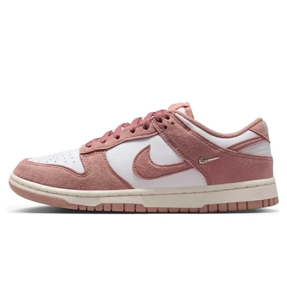 Nike Dunk Low Burgundy Slip-Resistant Durable Retro Low-Top Sneakers Unisex Style HQ1965-600