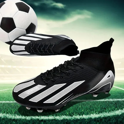 Men New TF Football Boots Sneakers Society Turf Grass Ultralight Male Soccer Shoes Comfortable Ankle Football Shoes Futsal Fast