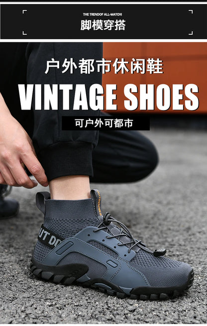Hot Selling Men's Outdoor Sports Shoes Rock Climbing Hiking Shoes Beach Creek Shoes Casual Sports Shoes 38-48#
