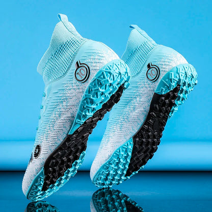 Men Soccer Shoes Kids Football Boots Women Professional Soccer Cleats Antiskid Chaussure Football TF/FG Outdoor Football Shoes