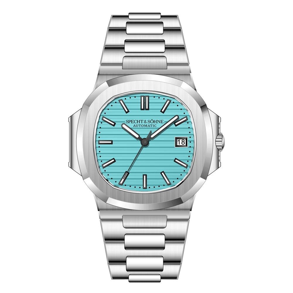 Specht&Sohne New Men's Watch Luxury Blue Sapphire Glass Japan Miyota 8215 Automatic Mechanical Stainless Steel Relogio Masculino