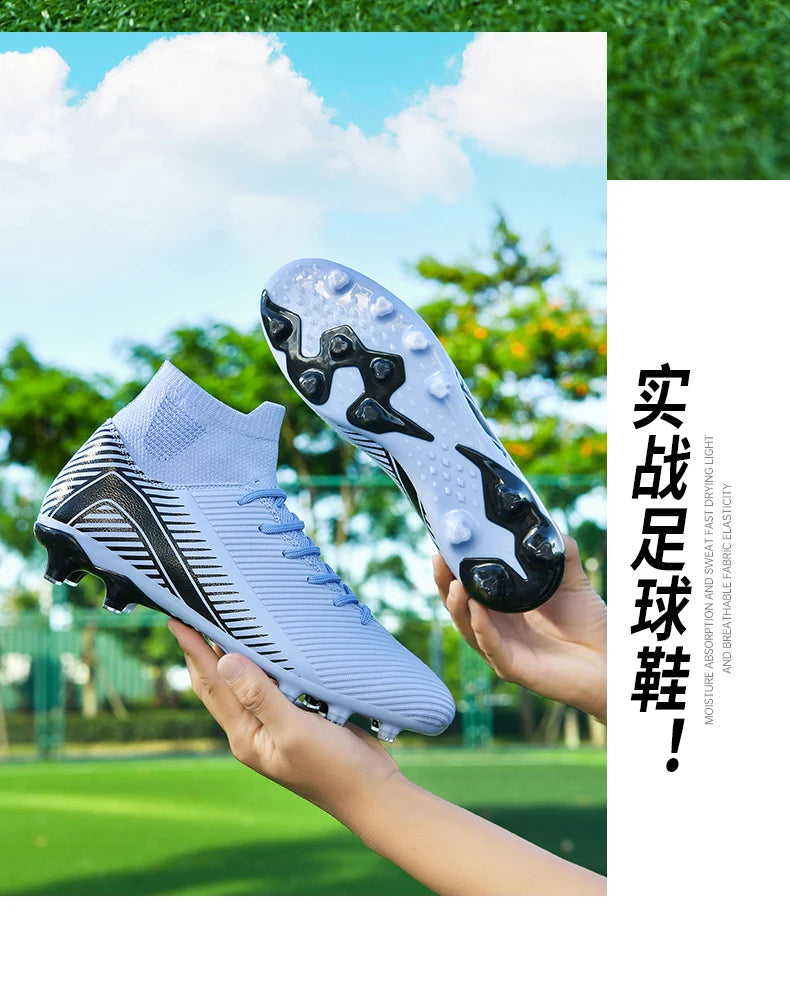 New Men Professional Soccer Shoes Non-slip Football Boots Unisex Breathable Futsal Sports New Cleats Drop Shipping Ultralight