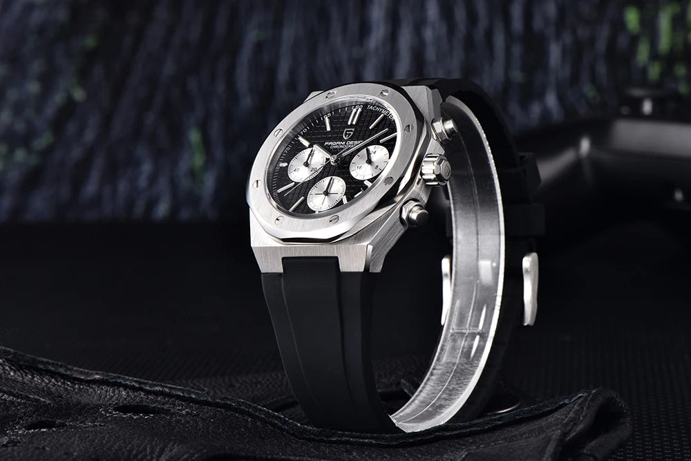 PAGANI DESIGN 2026 New VK63 Men's Business Quartz Watch Sapphire Stainless Steel 20Bar Waterproof Sports Chronometer Code Watch