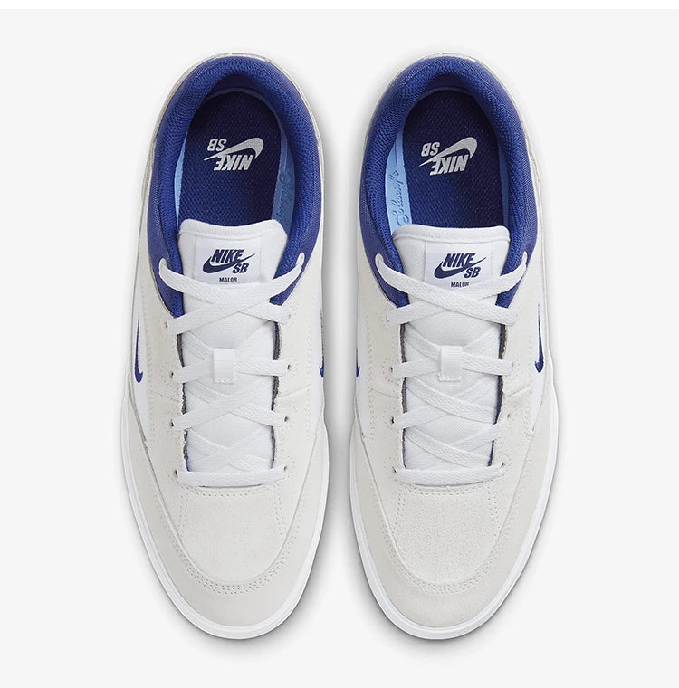 Nike Authentic SB Malor Men's Low-Top Lace-Up Wear-Resistant Sports Sneakers FV6064-100