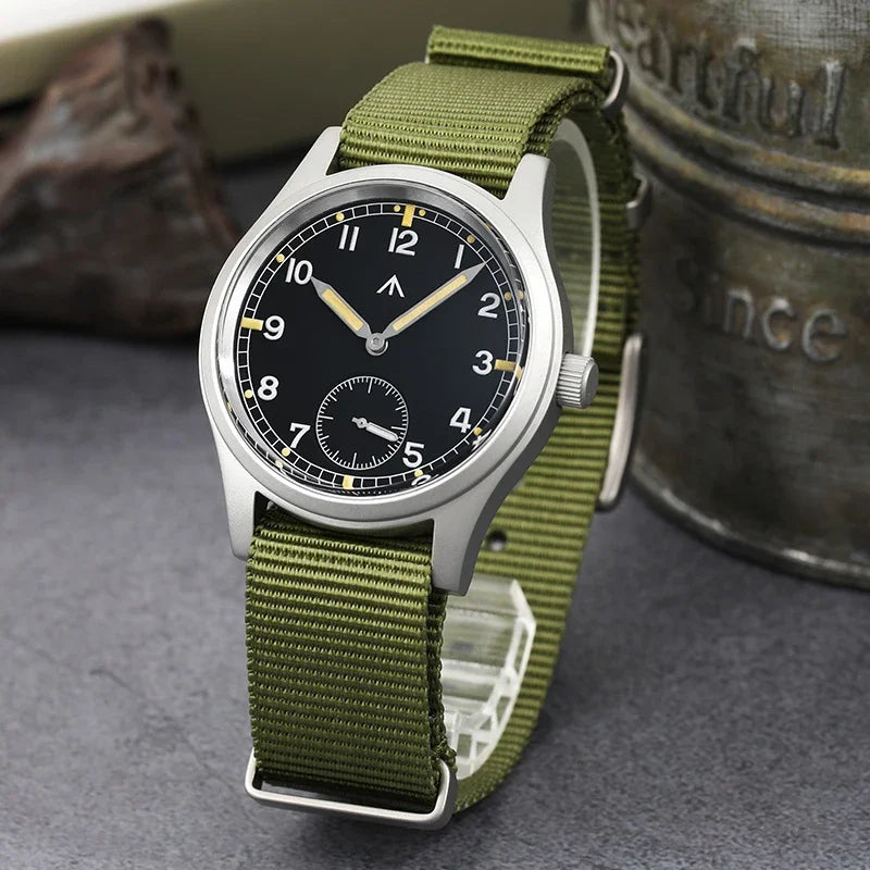 Militado D12 Quartz Watch Men VD78 Movement Domed Sapphire Crystal V2 Clear AR Coating Wristwatch 10Bar Water Resistance Watches
