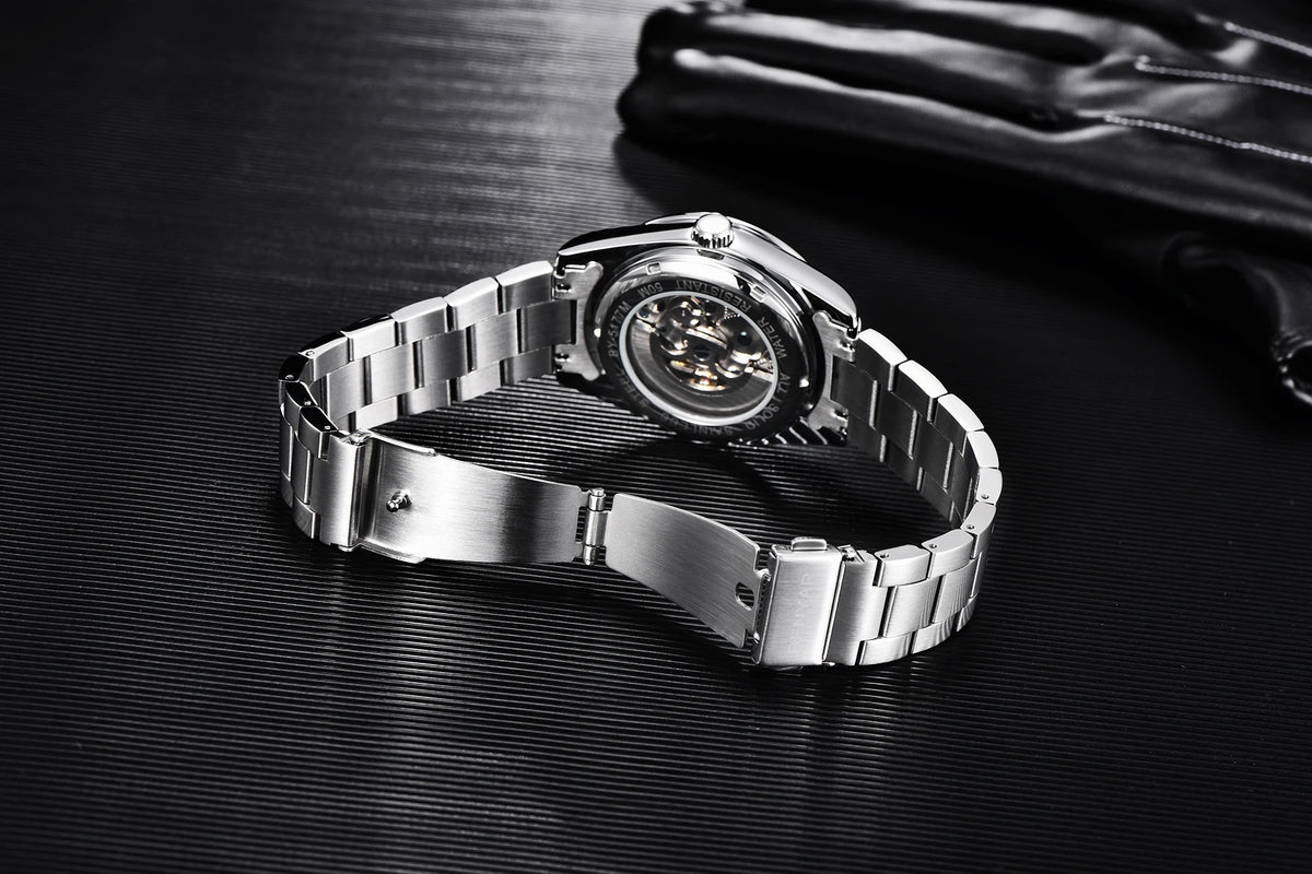 BENYAR 2025 New Men's Automatic Mechanical Watch Business Sports Luxury Men's Watches 50M Waterproof Clock Relogios Masculino